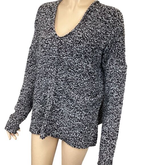 Kerisma Raven Thick Knit Sweater Black & White Size S/M Anthropologie - Picture 2 of 7